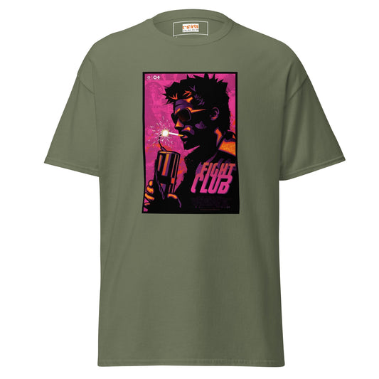 Fight Club Movie TÃ¢â‚¬â€˜Shirt Retro Film Graphic Tee Unisex Cotton