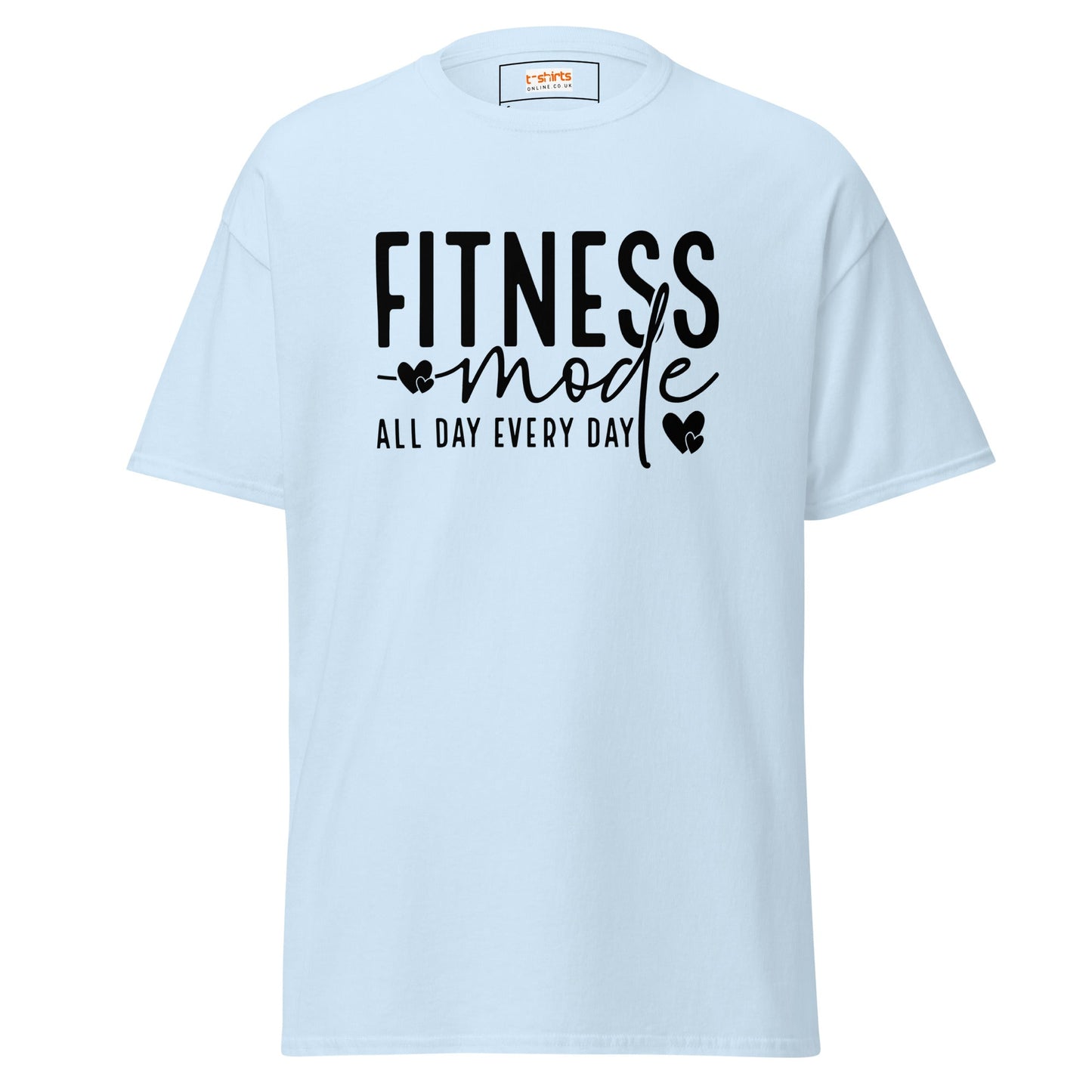 Fitness Mode Graphic Gym Tee Ã¢â‚¬â€œ Motivational Fitness Apparel for Men & Women