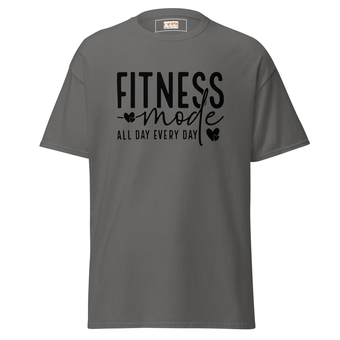 Fitness Mode Graphic Gym Tee Ã¢â‚¬â€œ Motivational Fitness Apparel for Men & Women