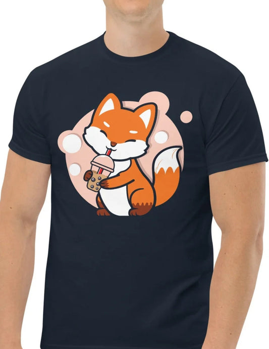 Fox Anime TÃ¢â‚¬â€˜Shirt Japanese Kitsune Inspired Graphic Tee Unisex Cotton