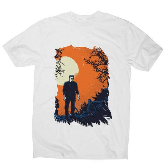 Frankenstein graphic - men's funny premium t-shirt