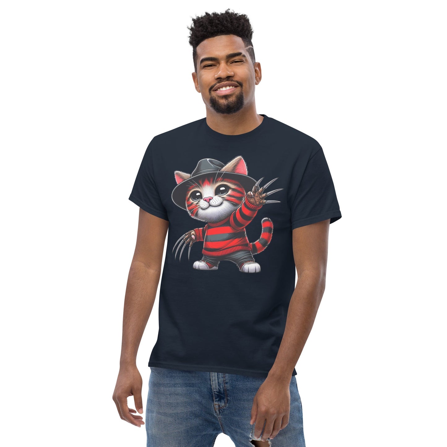 Freddie Cougar Cat T-Shirt Ã¢â‚¬â€œ Funny Music & Cat Pun Graphic Tee
