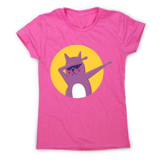 Funny cat dab - women's t-shirt