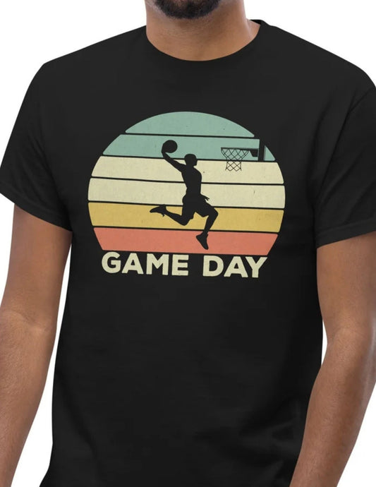 Game Day Basketball T-Shirt Ã¢â‚¬â€œ Fan Graphic Cotton Tee