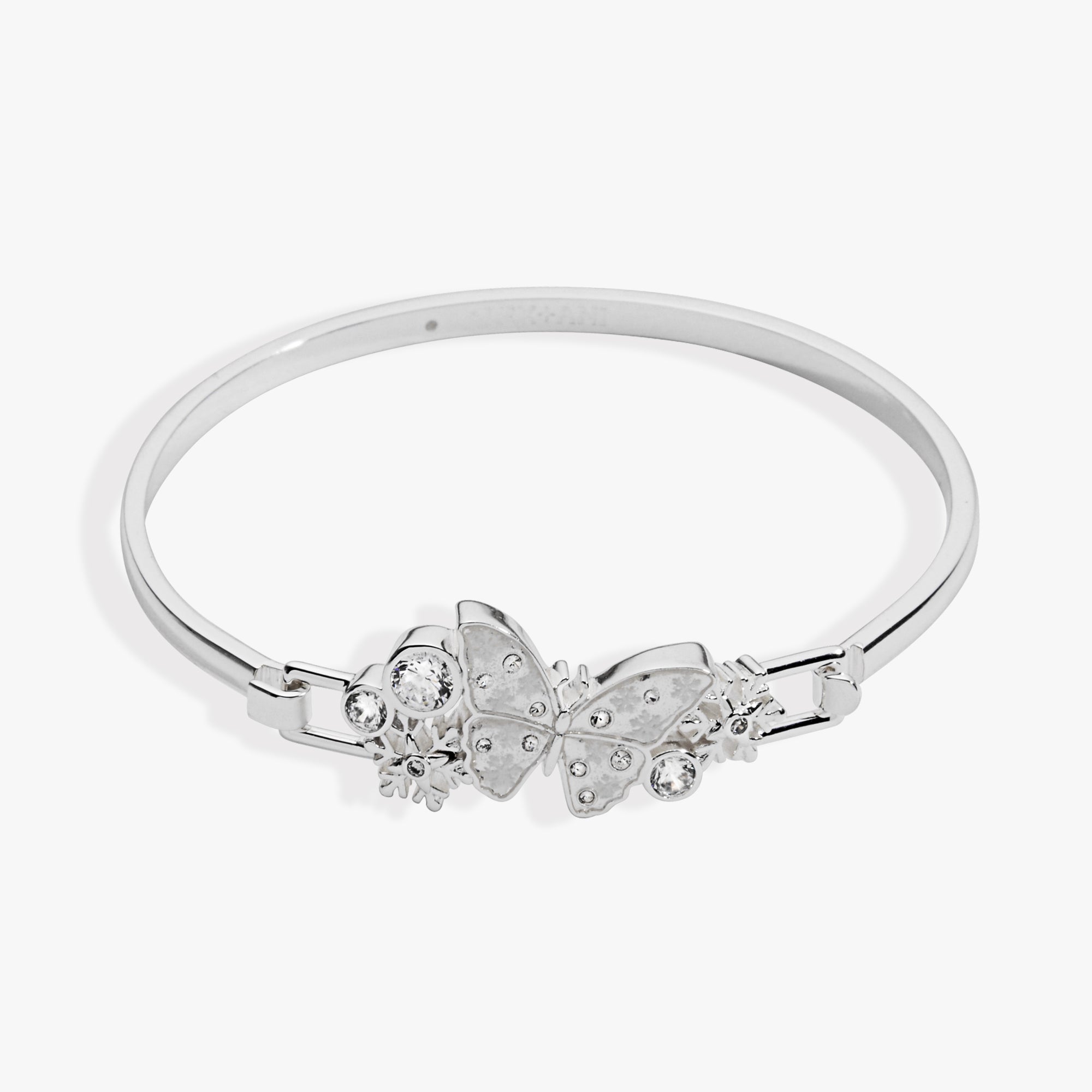Glass Butterfly Tension Bangle