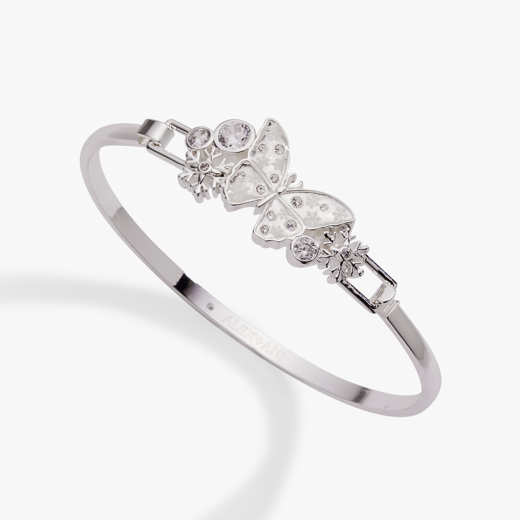 Glass Butterfly Tension Bangle