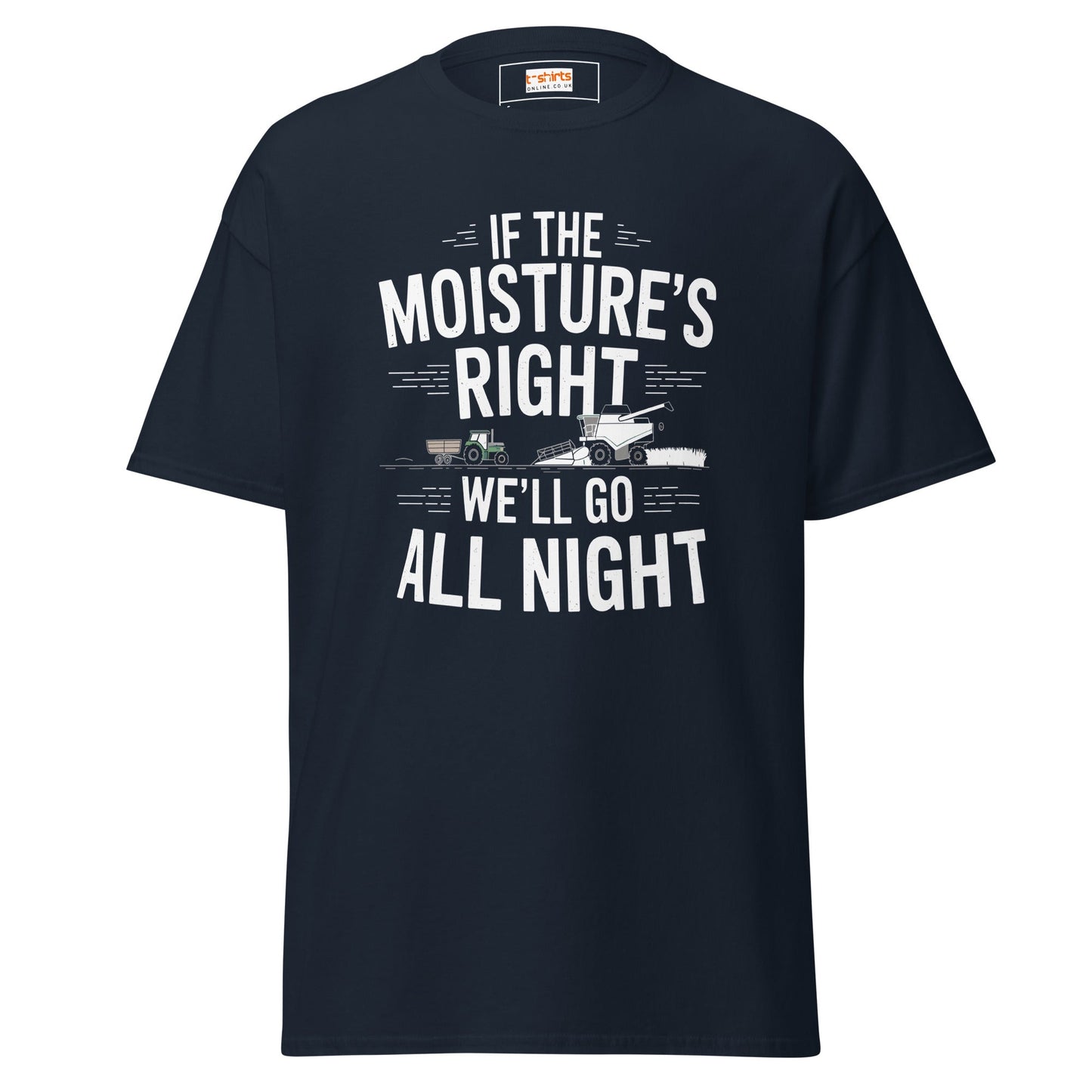 Go All Night Farmer TÃ¢â‚¬â€˜Shirt Ã¢â‚¬â€œ Humorous LateÃ¢â‚¬â€˜Night Farm Life Graphic Tee