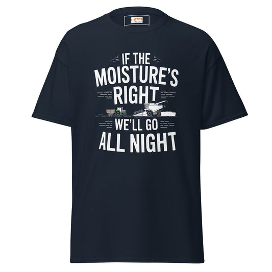 Go All Night Farmer TÃ¢â‚¬â€˜Shirt Ã¢â‚¬â€œ Humorous LateÃ¢â‚¬â€˜Night Farm Life Graphic Tee