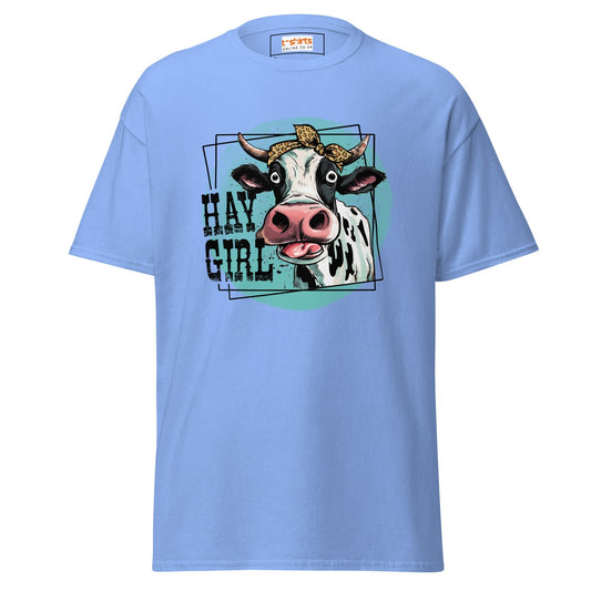 Hay Girl Farmer TÃ¢â‚¬â€˜Shirt Ã¢â‚¬â€œ Funny Farm Life Graphic Tee