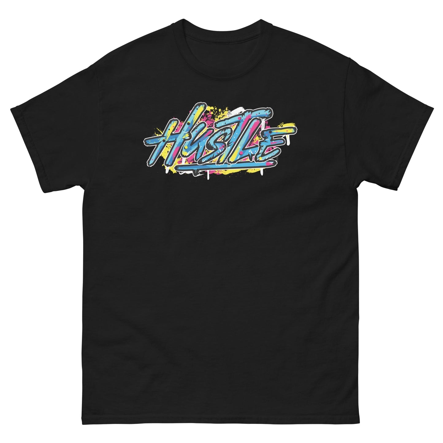 Hustle MenÃ¢â‚¬â„¢s TÃ¢â‚¬â€˜Shirt Motivational Streetwear Graphic Cotton Tee