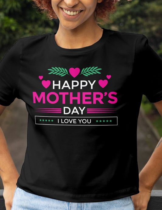 I Love You Mum T-Shirt Ã¢â‚¬â€œ Sweet MotherÃ¢â‚¬â„¢s Day Graphic Cotton Tee