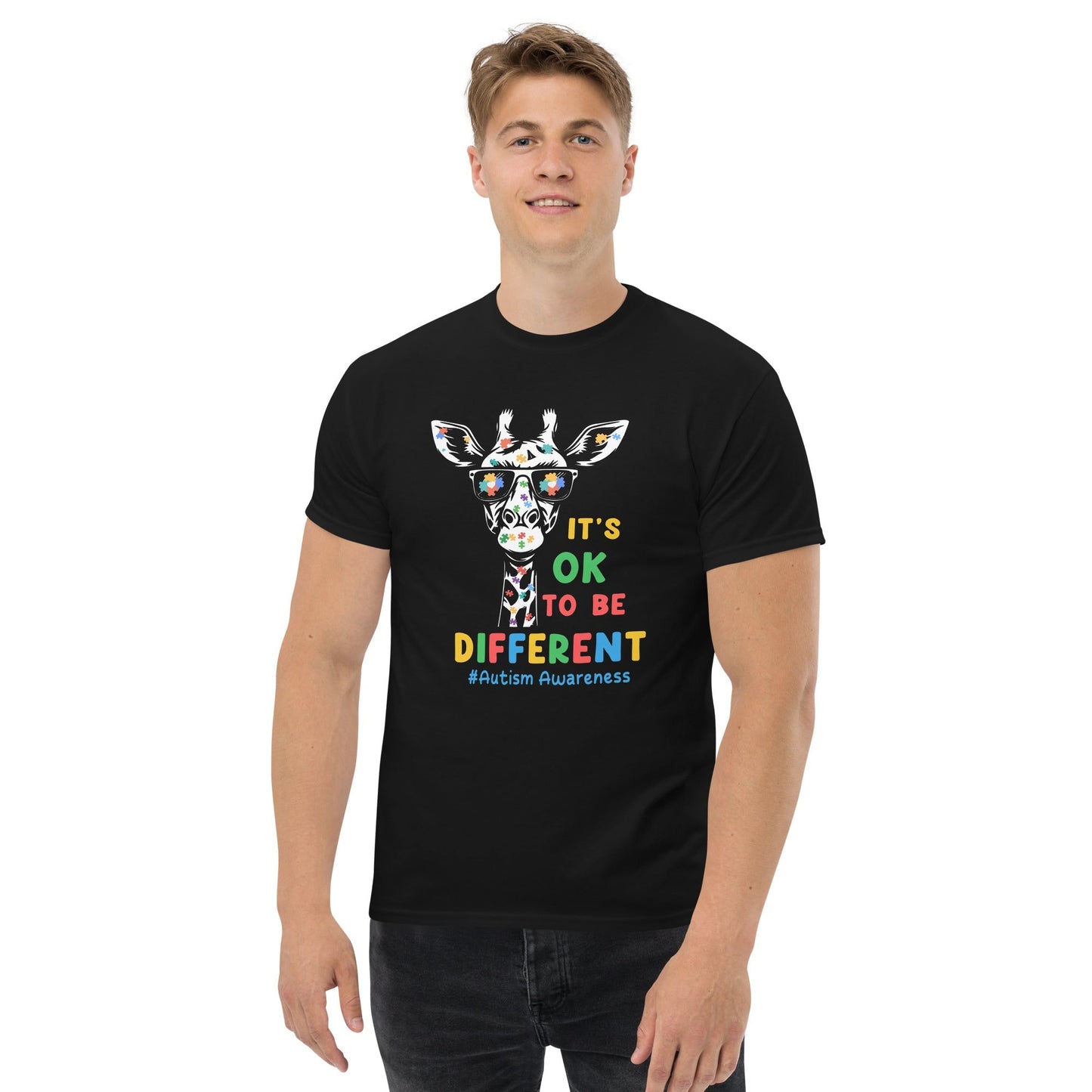 ItÃ¢â‚¬â„¢s OK To Be Different Autism T-Shirt Ã¢â‚¬â€œ Autism Awareness Graphic Tee