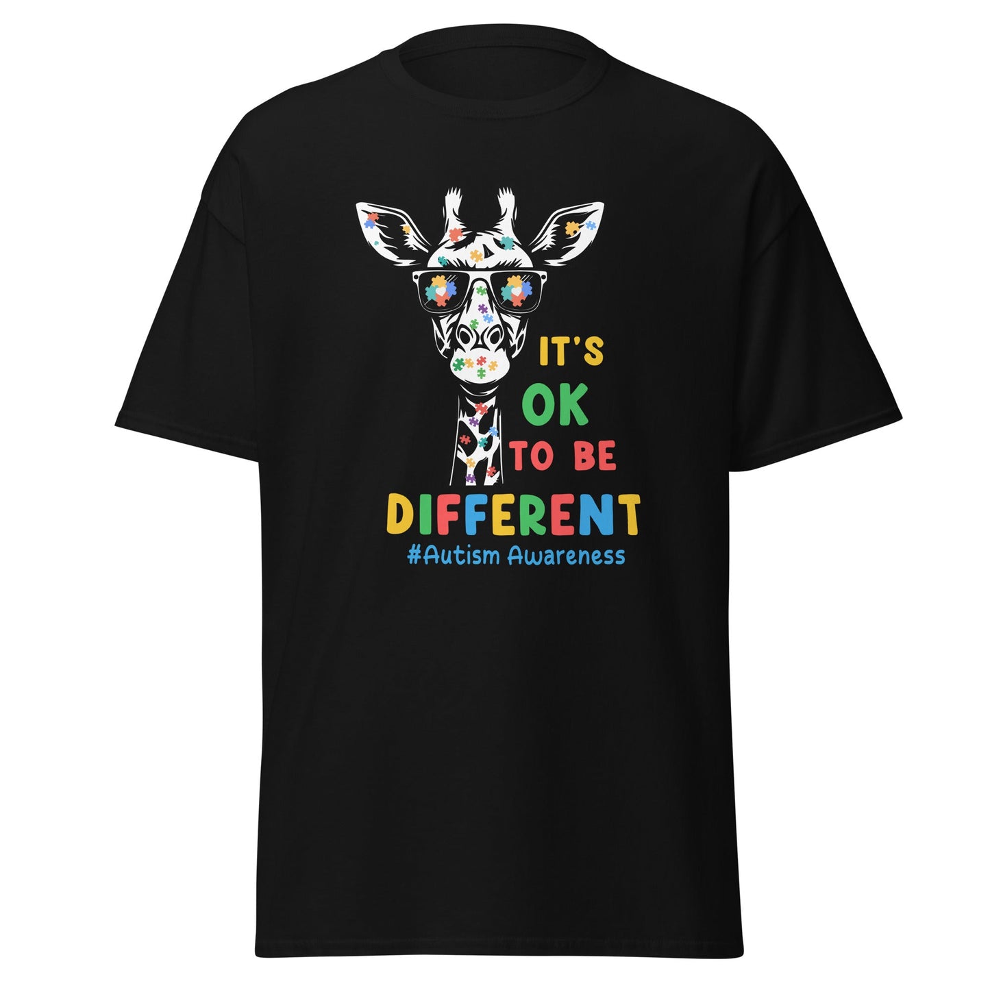 ItÃ¢â‚¬â„¢s OK To Be Different Autism T-Shirt Ã¢â‚¬â€œ Autism Awareness Graphic Tee