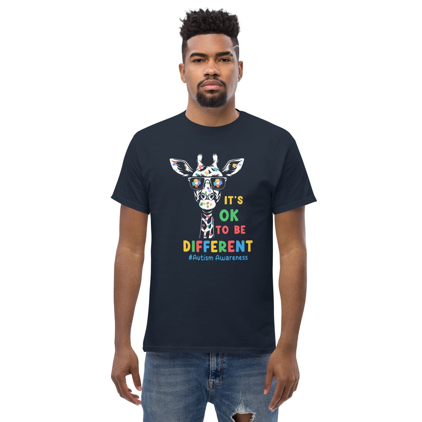 ItÃ¢â‚¬â„¢s OK To Be Different Autism T-Shirt Ã¢â‚¬â€œ Autism Awareness Graphic Tee