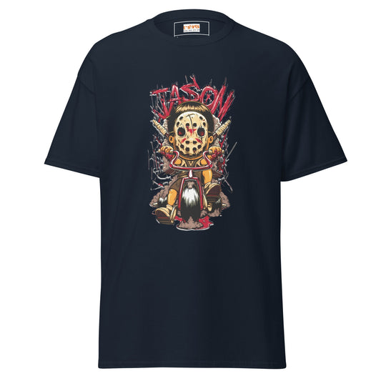 Jason Horror Movie TÃ¢â‚¬â€˜Shirt Classic Slasher Graphic Tee Unisex Cotton