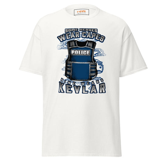 Kevlar Hero Unisex Tee Ã¢â‚¬â€œ Durable Cotton Police Graphic | Show Your Support