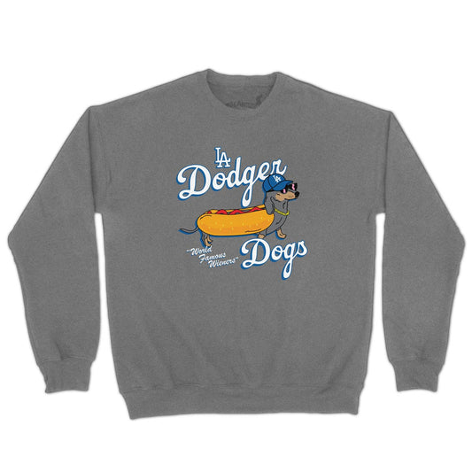 la dodger dogs unisex premium crew sweatshirt