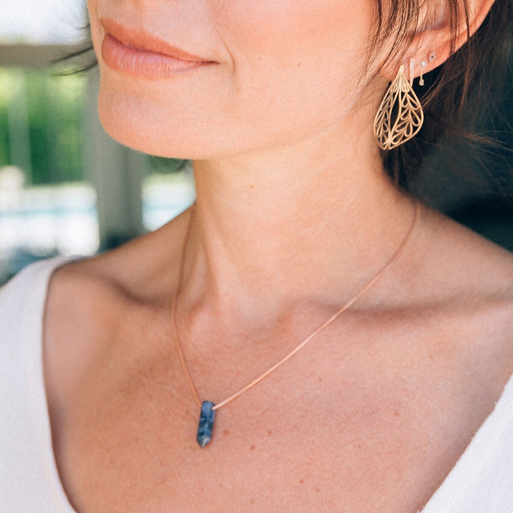 Sodalite Gemstone Necklace