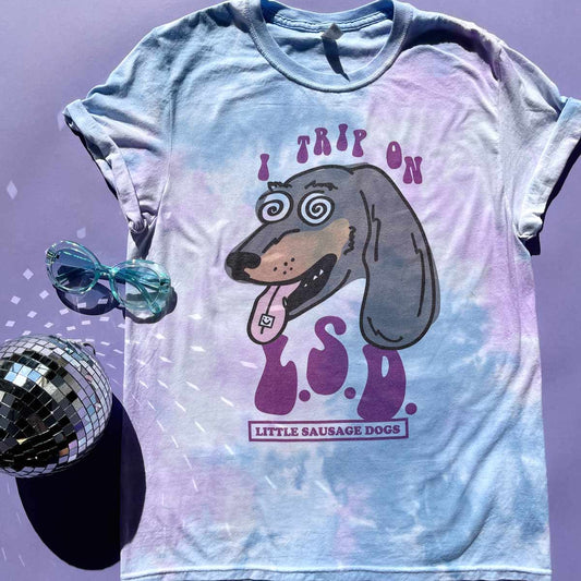 L.S.D unisex tie dye tee