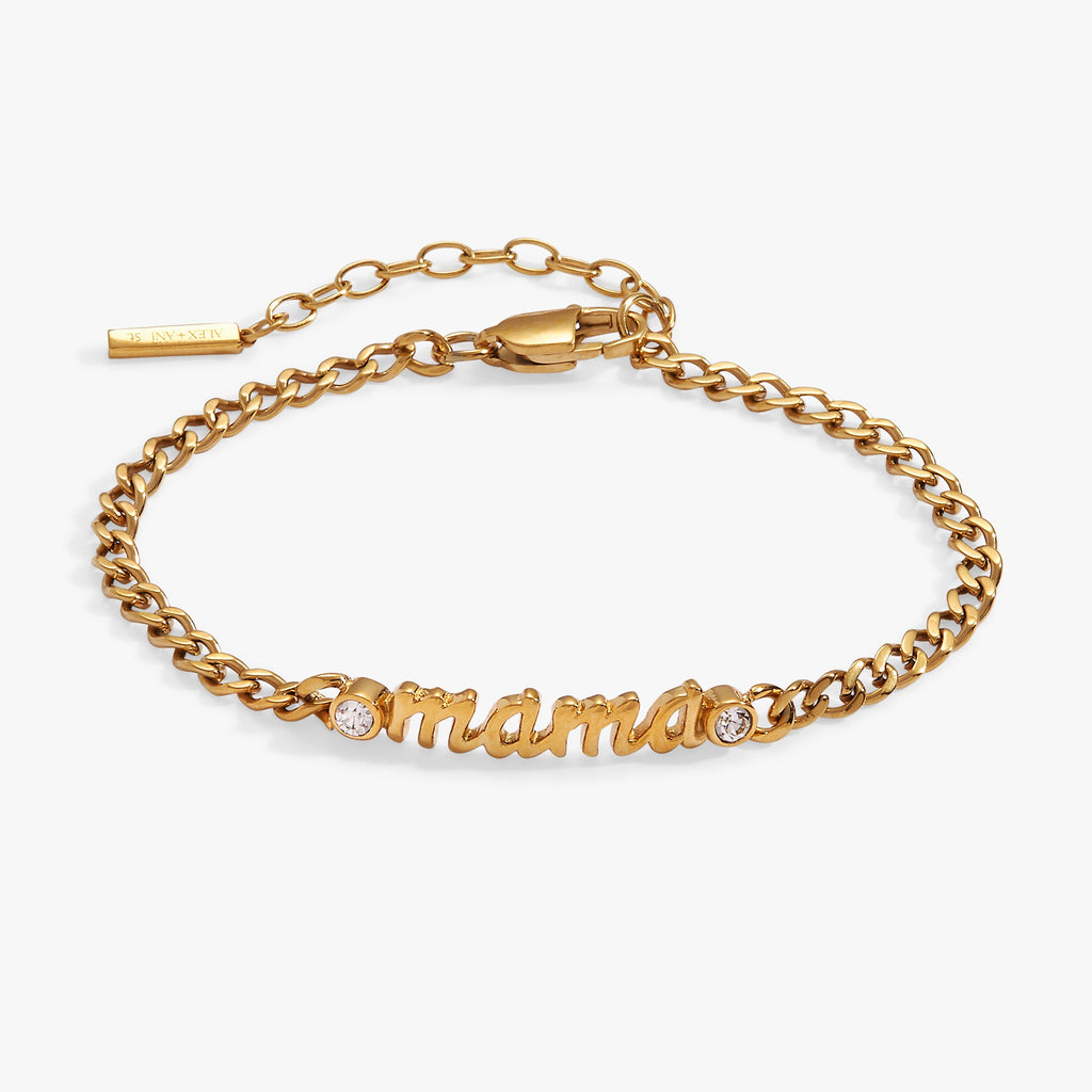 Mama Curb Chain Bracelet