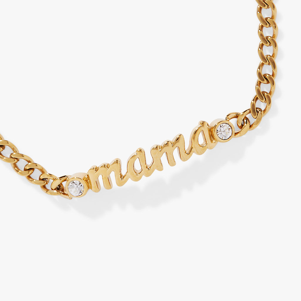 Mama Curb Chain Bracelet