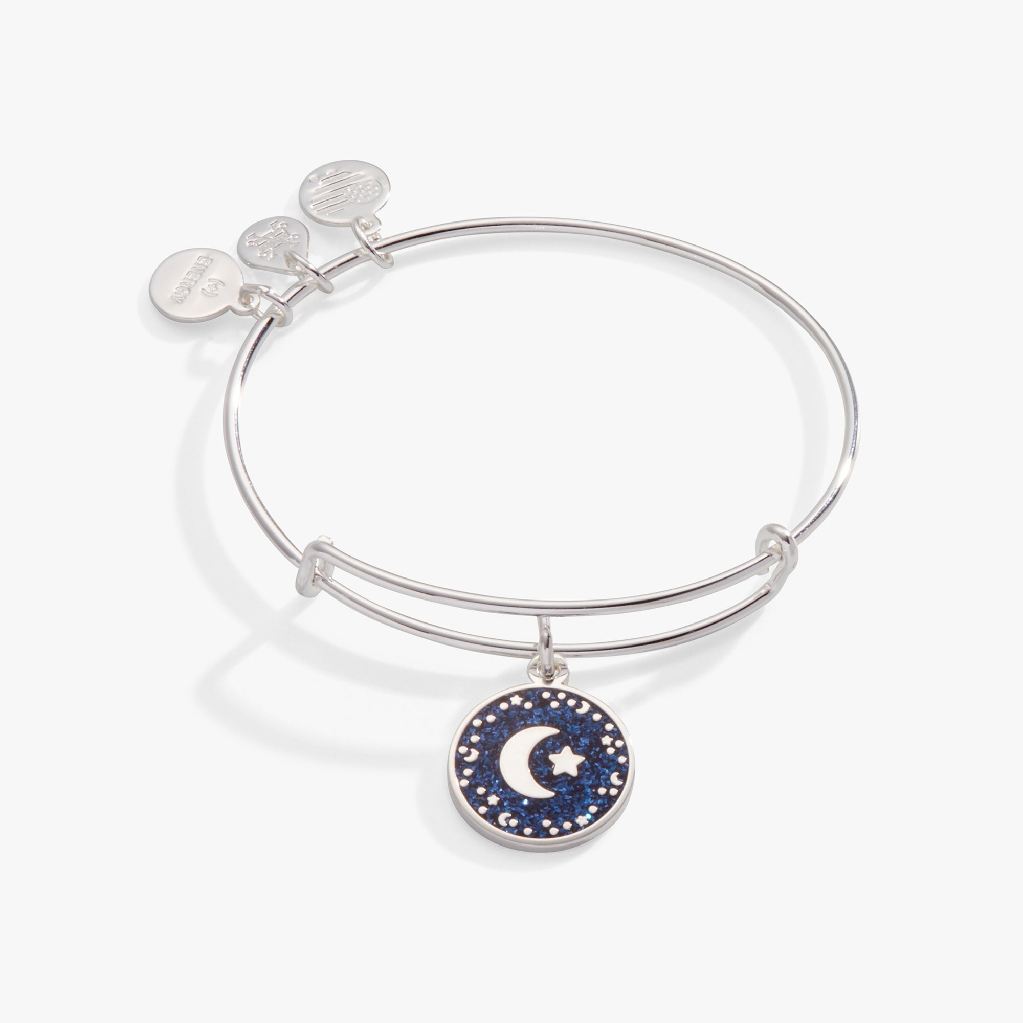 Moon + Star Night Sky Charm Bangle