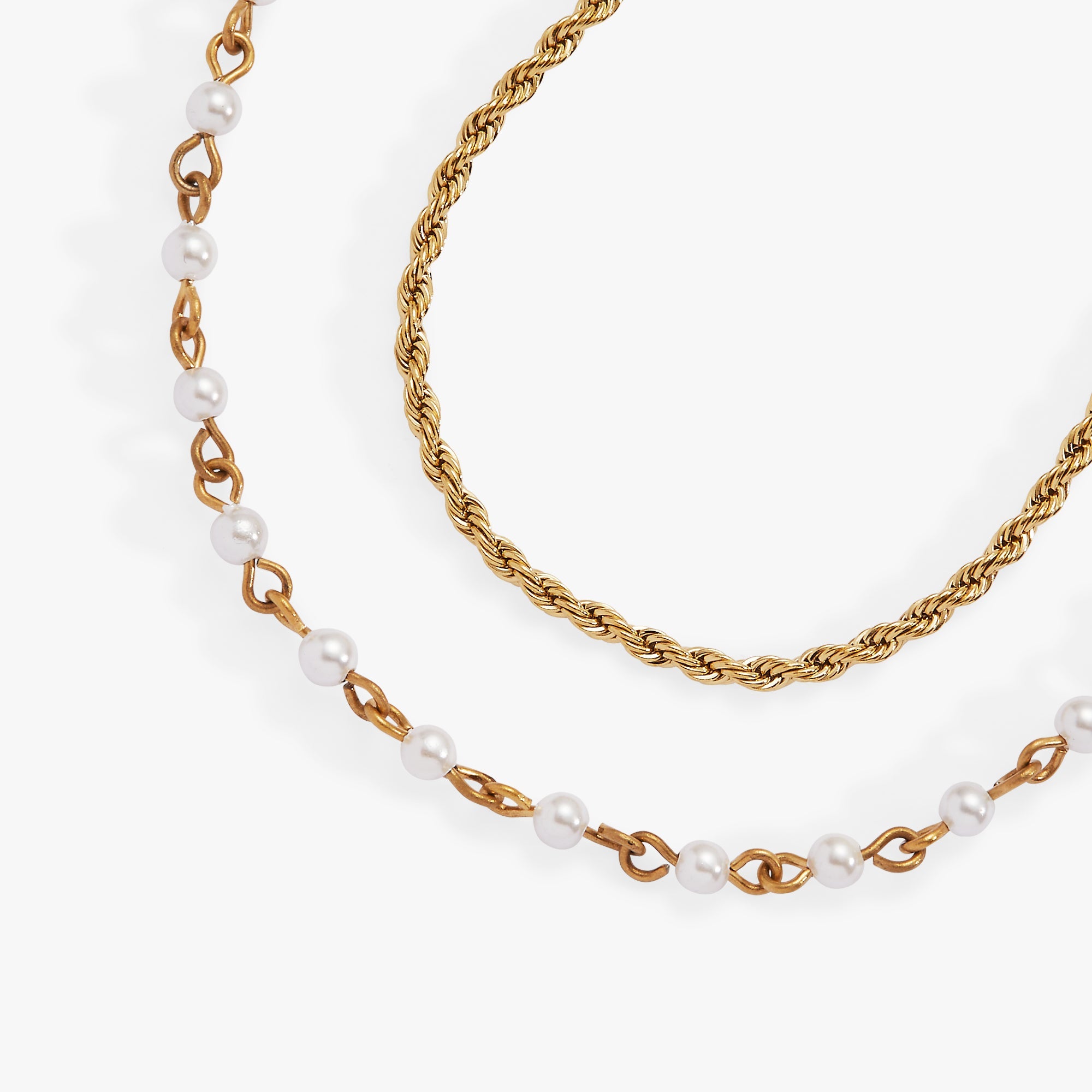 Mother of Pearl Double Strand Bracelet