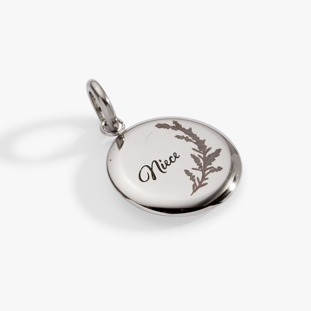 Niece Lavender Disc Charm