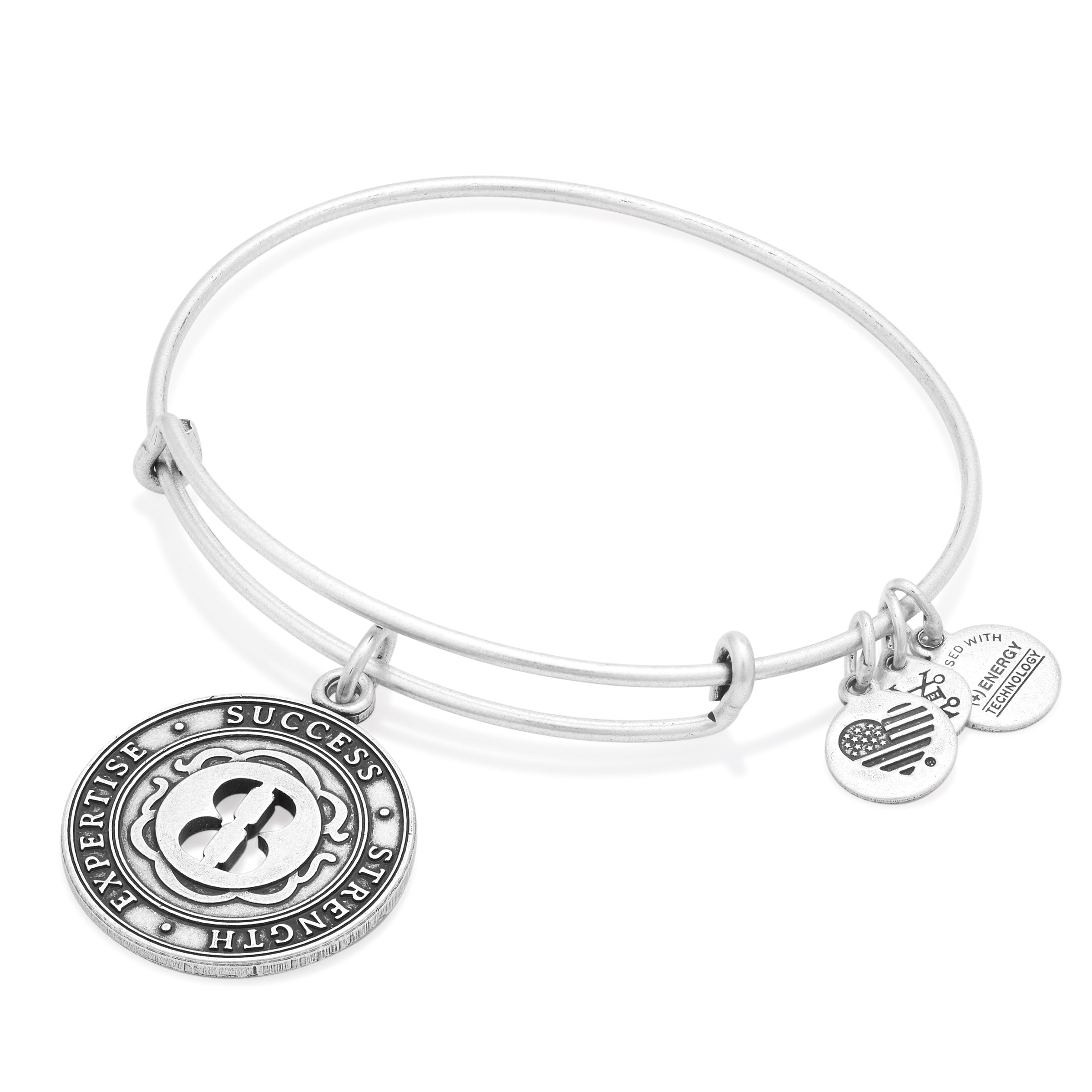 Number 8 Charm Bangle Bracelet | Expertise, Success, and Strength