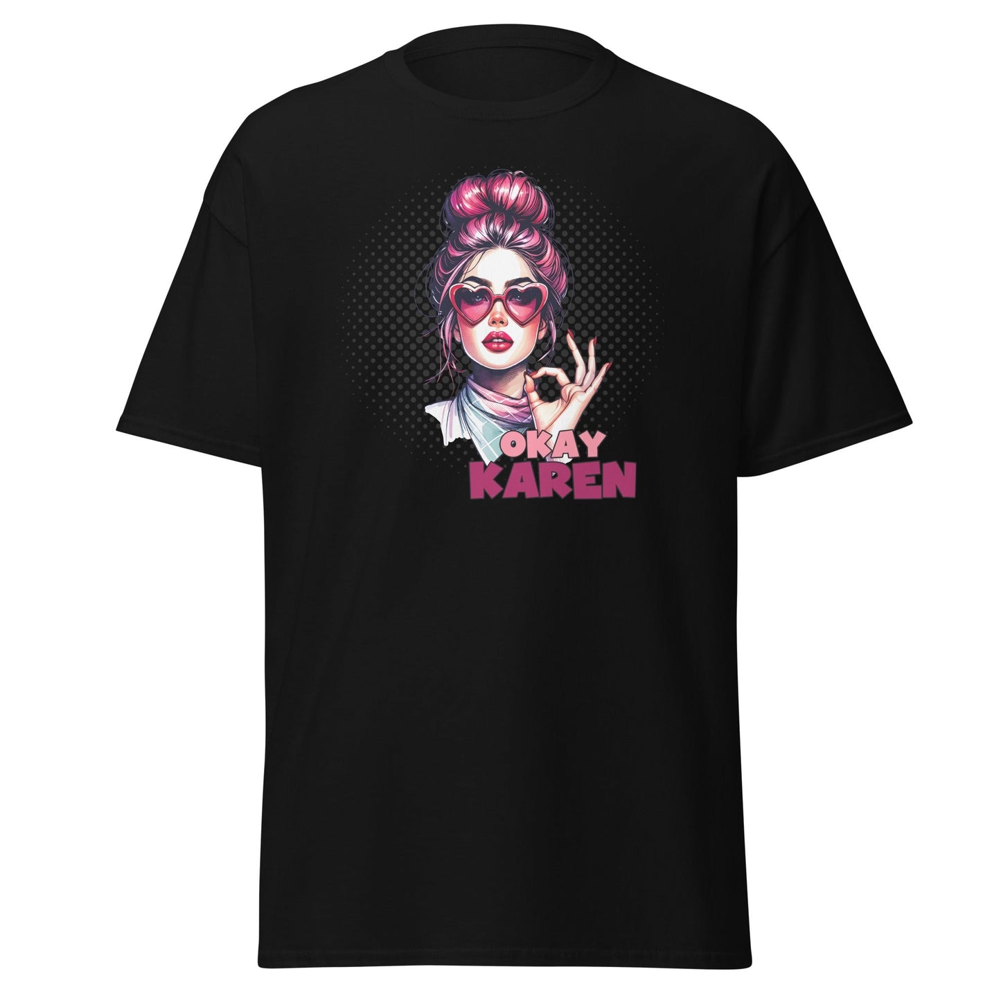 Retro Ã¢â‚¬Å“Okay KarenÃ¢â‚¬Â T-Shirt Ã¢â‚¬â€œ Humorous Graphic Tee for Adults
