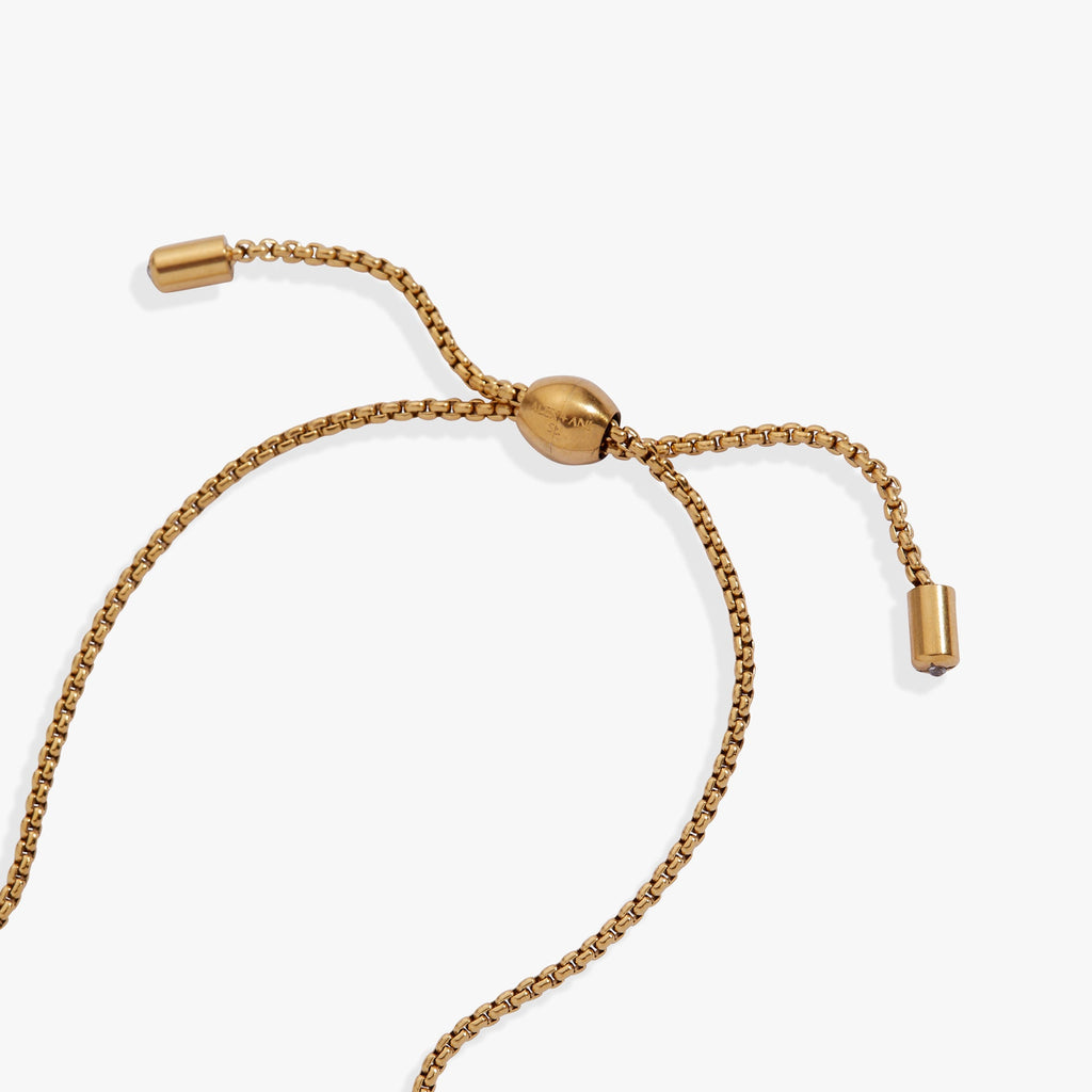 March Everyday Birthstone Pave Bolo Bracelet