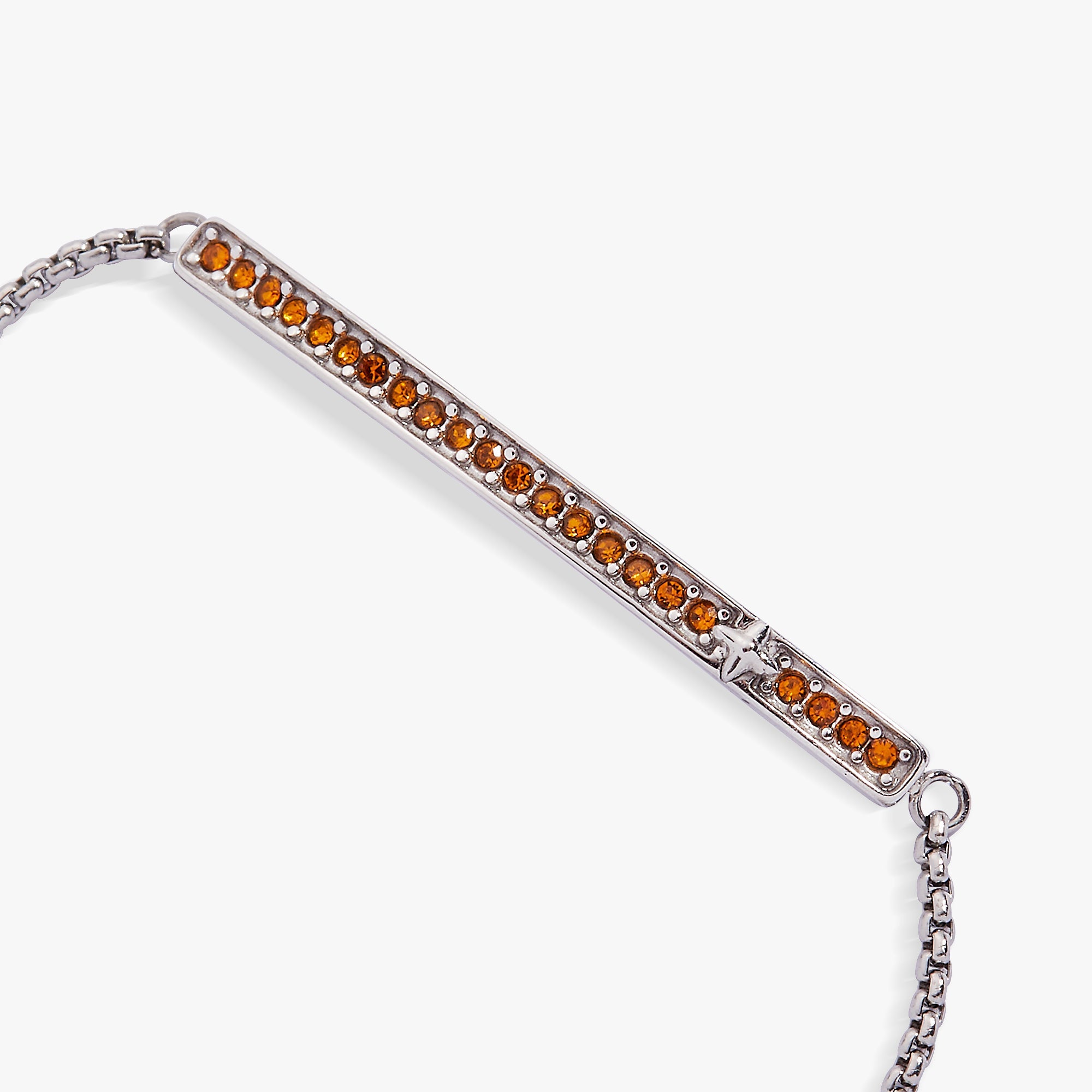 November Everyday Birthstone Pave Bolo Bracelet