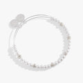 Pearl and Rondelle Beaded Bangle