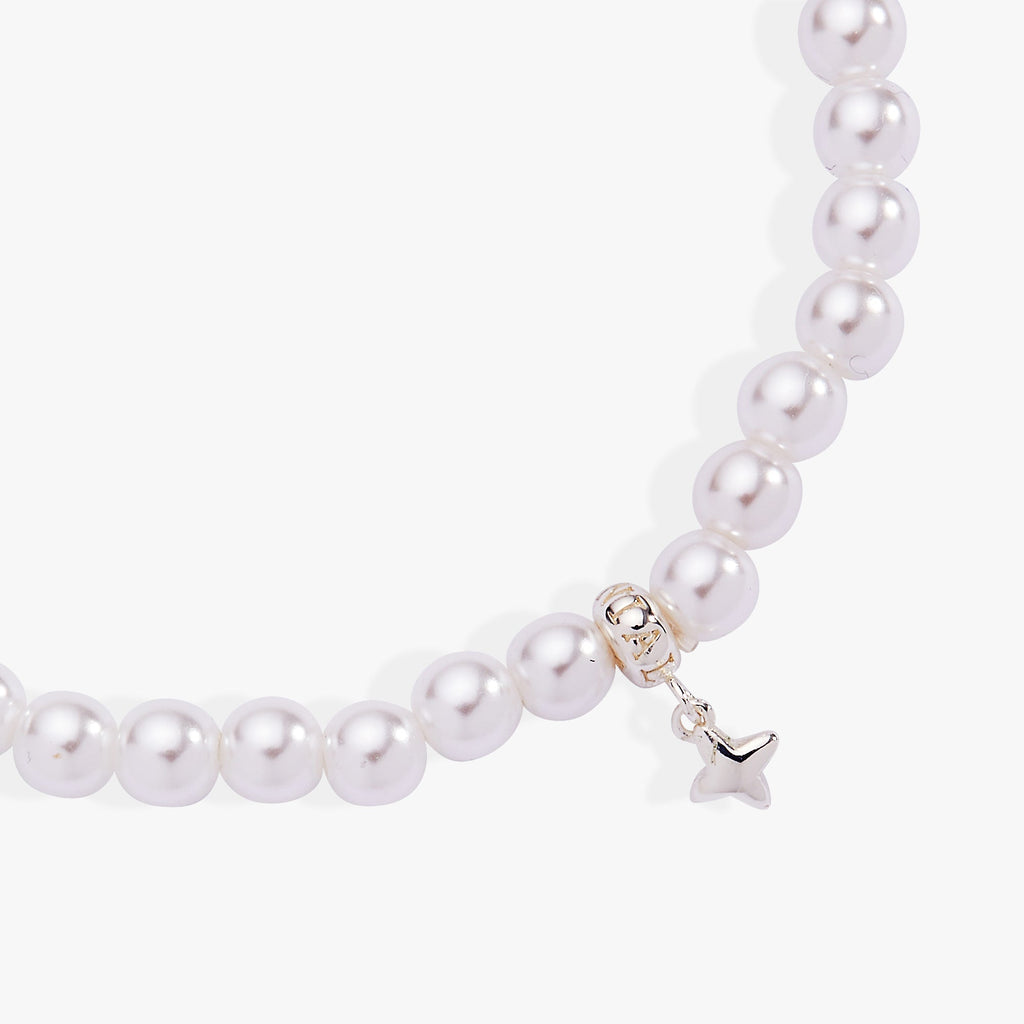 Pearl Beaded Stretch Bracelet