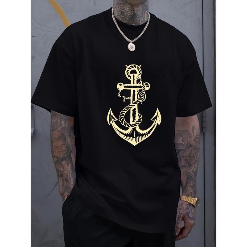 print tee shirt, Tees for Men, Casual Short Sleeve T-shirt for summer Made in USAstyle{n002}2