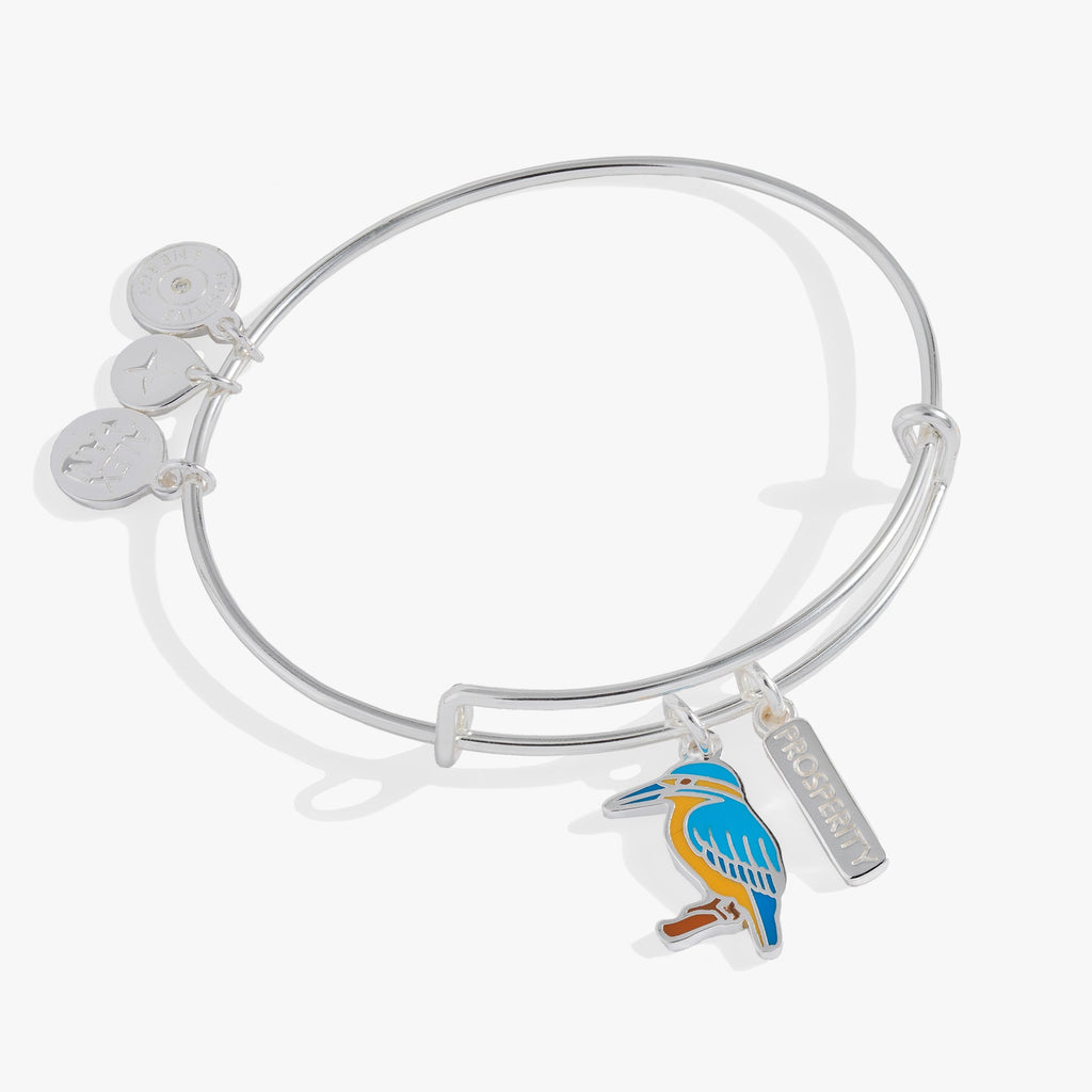 Prosperity Kingfisher Duo Charm Bangle