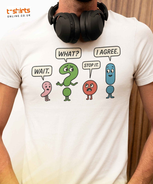 Punctuation Party T-Shirt Ã¢â‚¬â€œ Funny Grammar Humor Tee