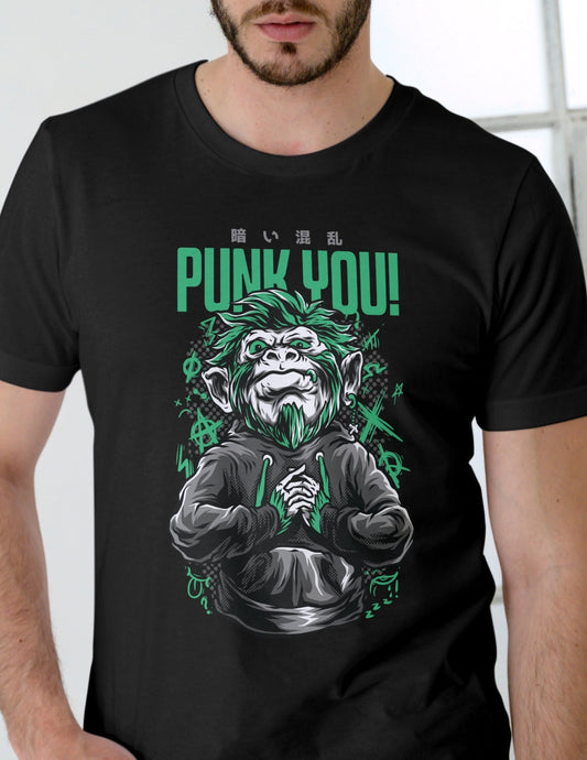 Punk You Graphic Tee MenÃ¢â‚¬â„¢s Rebel Style Statement Cotton TÃ¢â‚¬â€˜Shirt