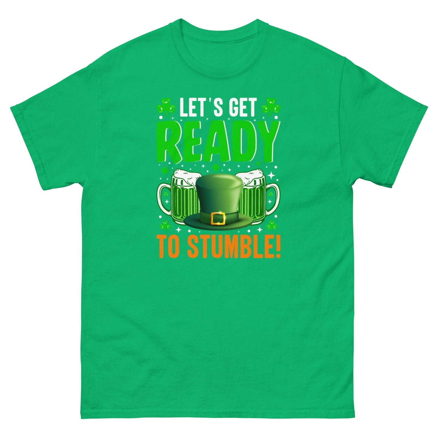 Funny St. PatrickÃ¢â‚¬â„¢s Day T-Shirt Ã¢â‚¬â€œ Ã¢â‚¬Å“Ready to StumbleÃ¢â‚¬Â Irish Graphic Tee