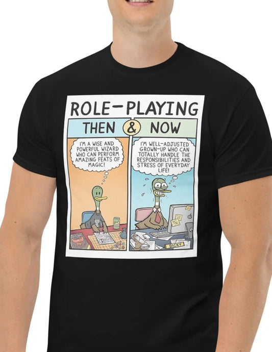 Role Playing Meme T-Shirt Ã¢â‚¬â€œ Funny RPG Gamer Meme Graphic Tee