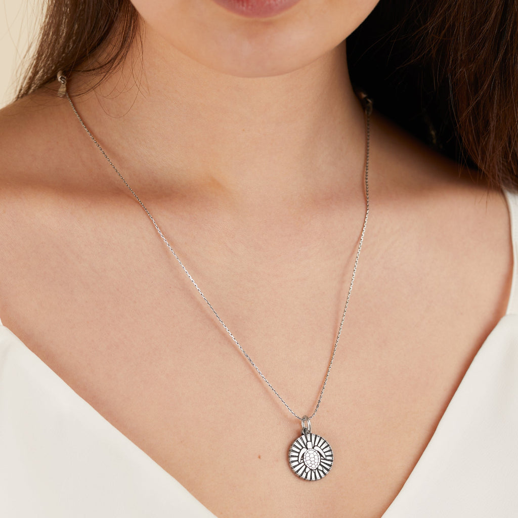 Sea Turtle Charm Necklace