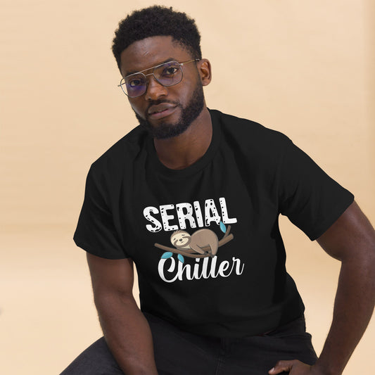 Serial Chiller TÃ¢â‚¬â€˜Shirt Funny Relaxation Vibes Graphic Tee Unisex Cotton