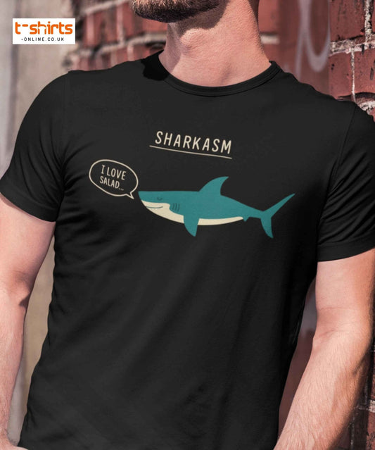 Sharkasm T-Shirt Ã¢â‚¬â€œ Funny Sarcastic Shark Tee