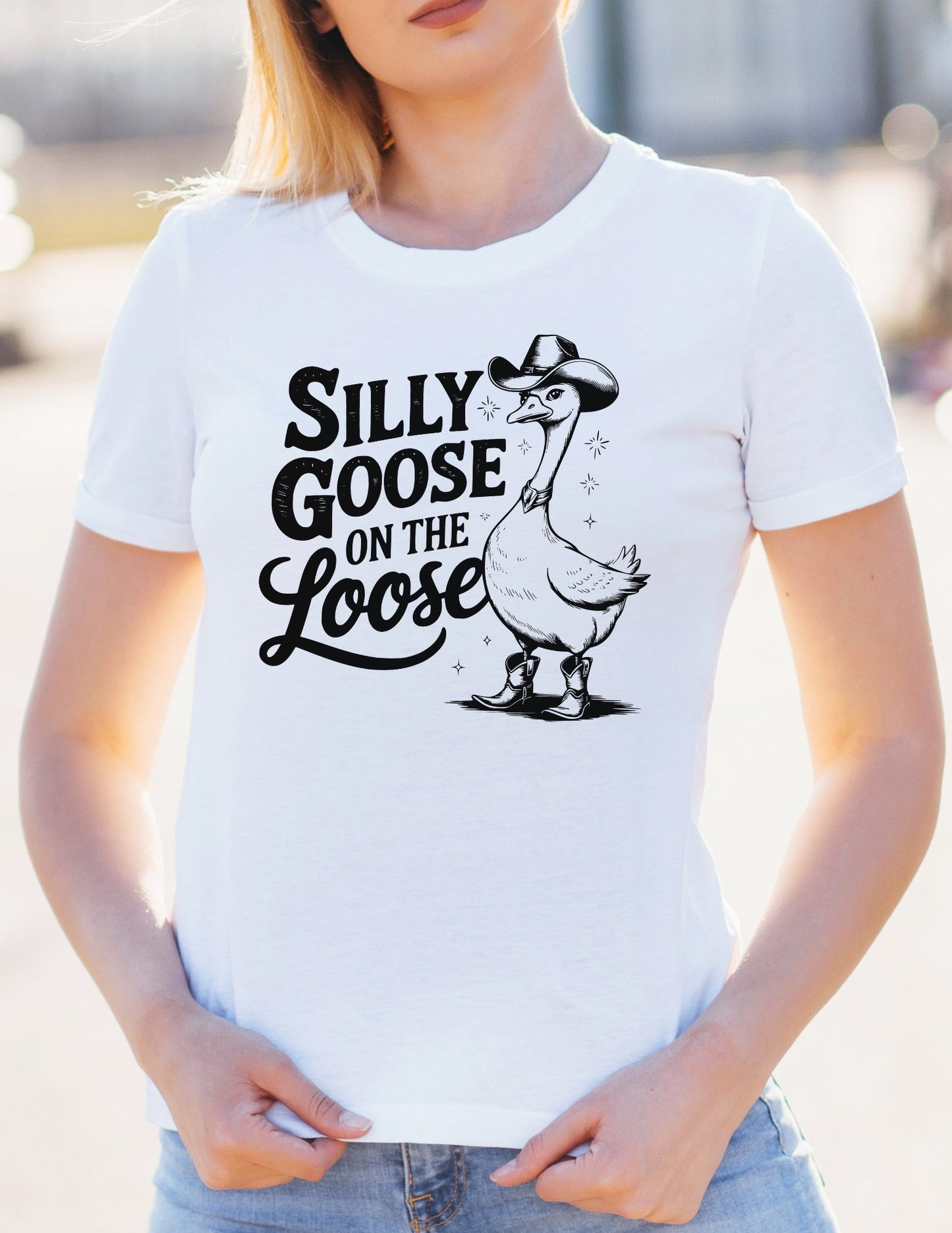 Silly Goose T-Shirt | Graphic Funny Women's Tee