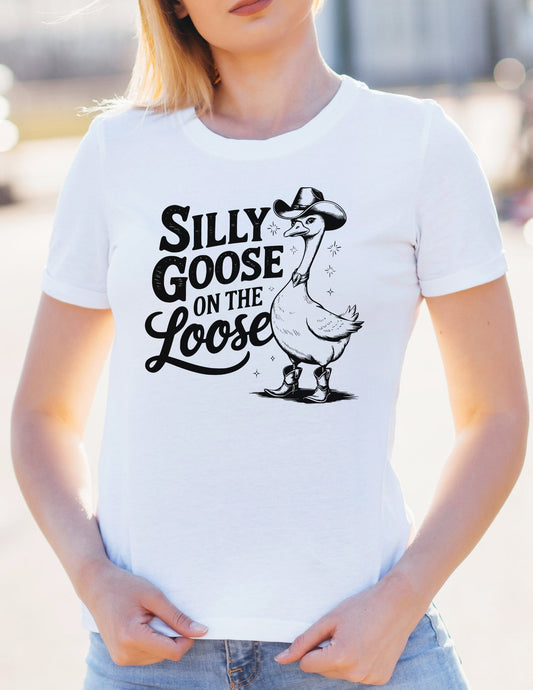 Silly Goose T-Shirt | Graphic Funny Women's Tee