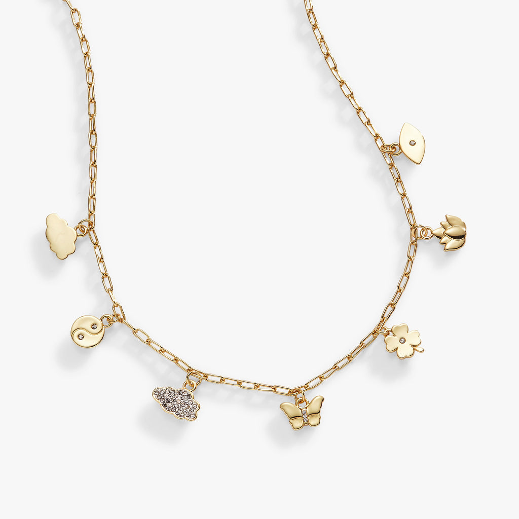 Silver Linings Charm Necklace