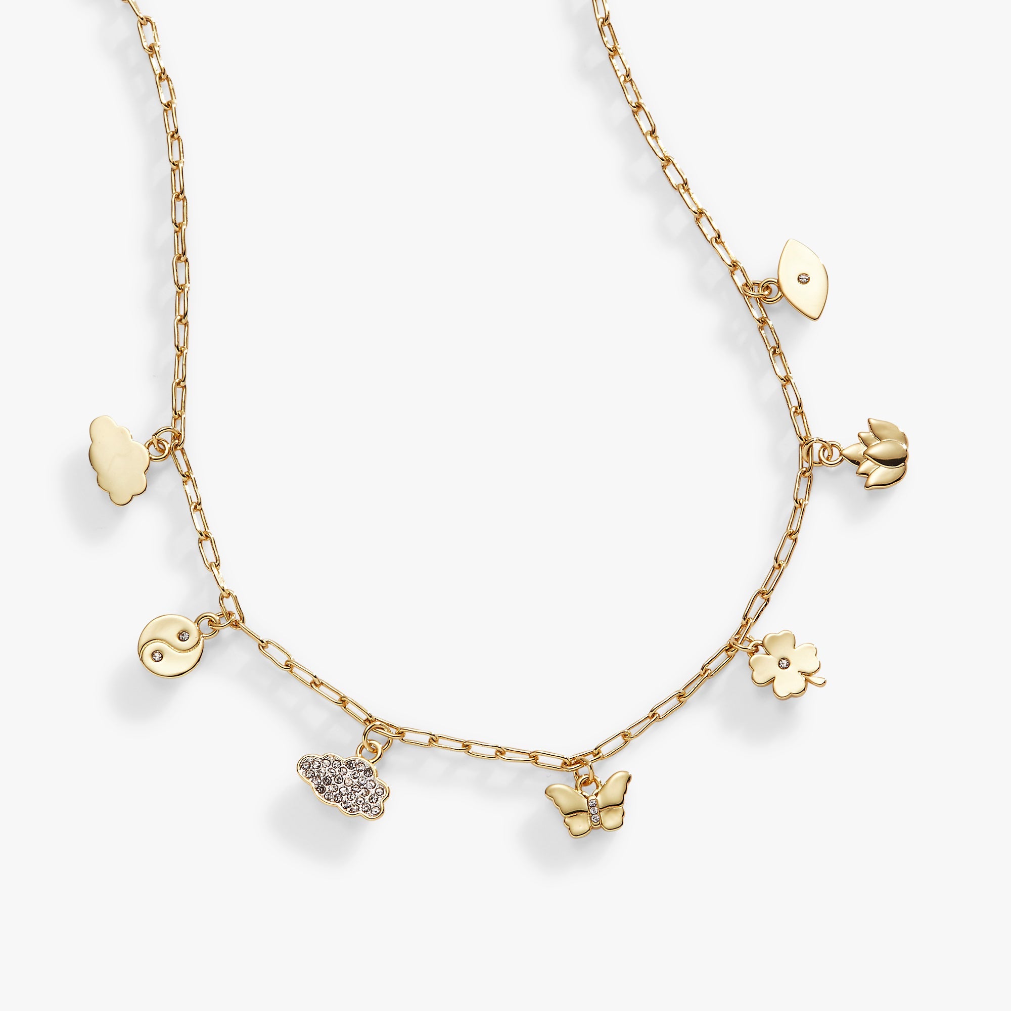 Silver Linings Charm Necklace