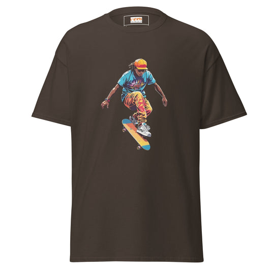 Skateboard TÃ¢â‚¬â€˜Shirt Street Style Skater Graphic Tee for Men