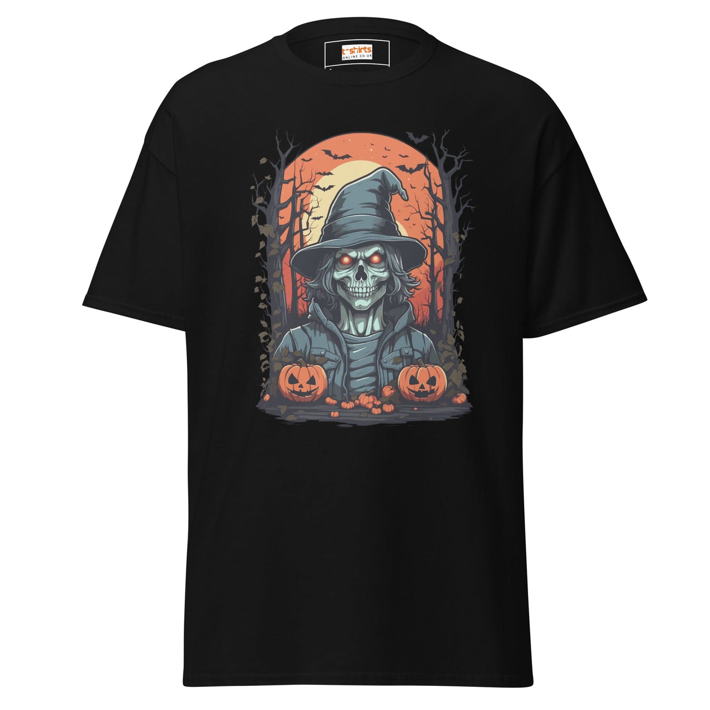 Skeleton Halloween T-Shirt Ã¢â‚¬â€œ Spooky Graphic Cotton Tee for October Fun