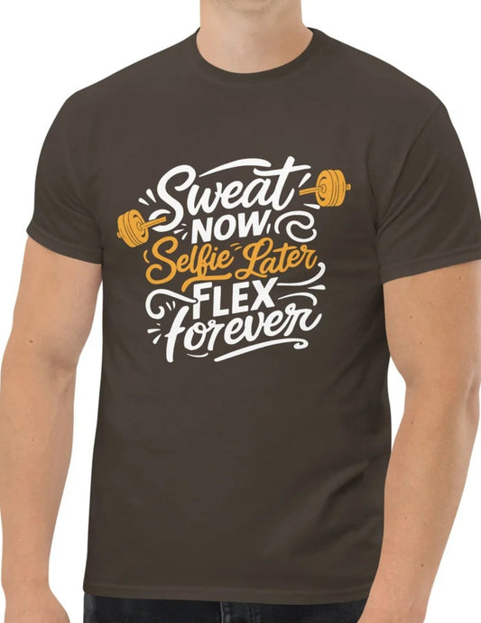 Sweat Now TÃ¢â‚¬â€˜Shirt Fitness Motivation Graphic Tee Unisex Cotton